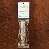 White Sage & Sweetgrass Smudge Stick